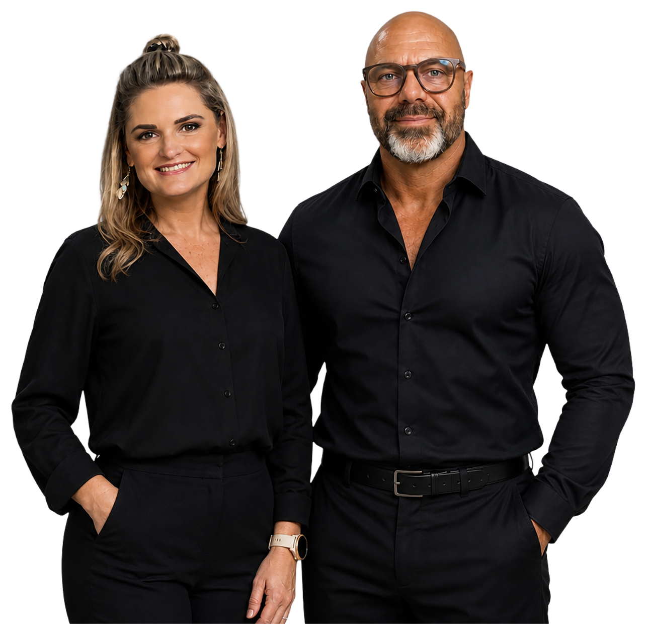 Kerry Brebner and Grant Goodwin